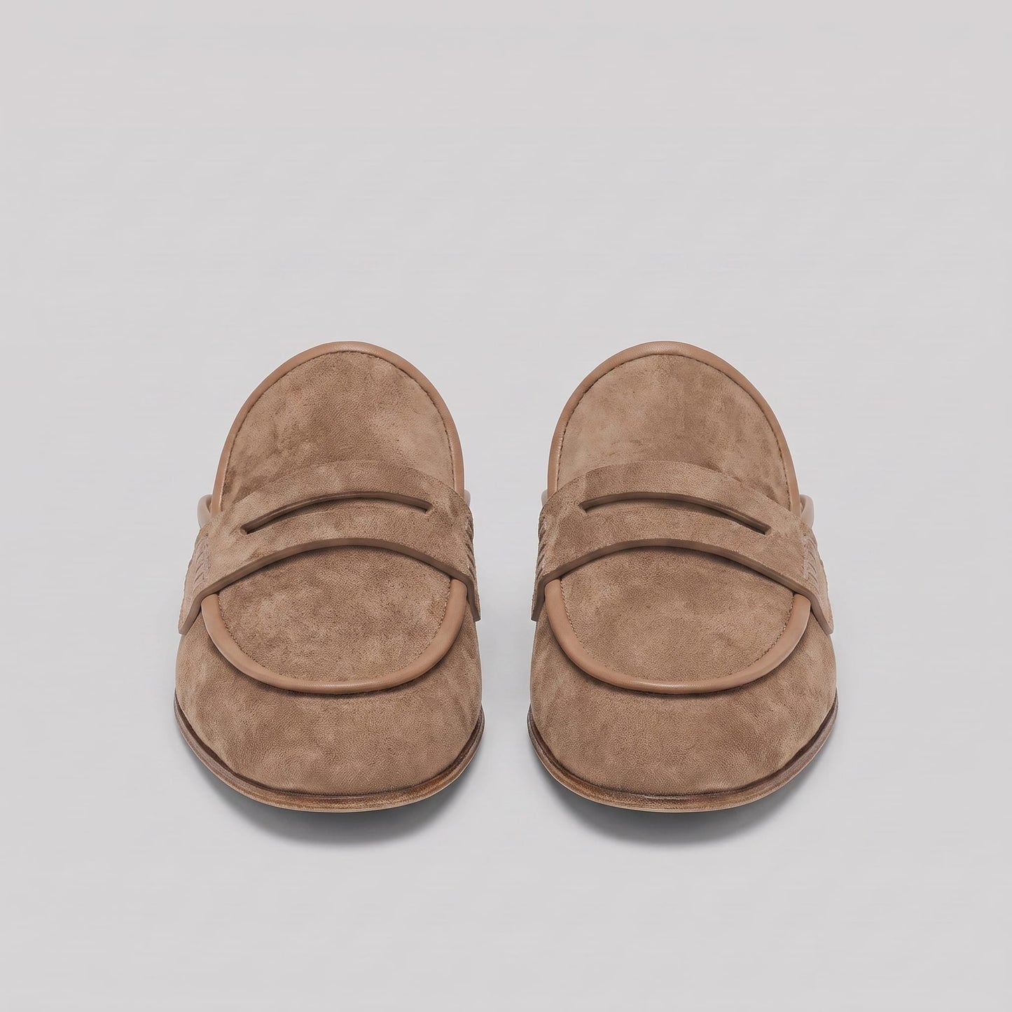 Herren Wildleder-Loafer Mule mit Pennysteg | Jens_2
