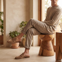 Herren Wildleder-Loafer Mule mit Pennysteg | Jens