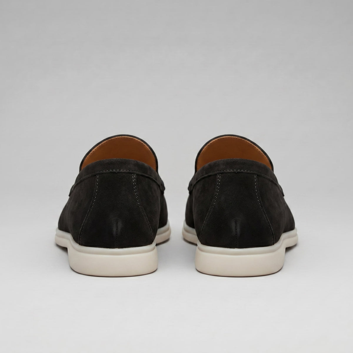 Herren Wildleder-Loafer Schwarz mit Gummisohle | Jochen_3
