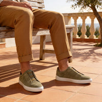 Herren Sneaker mit elastischen Kreuzbändern | Gerd
