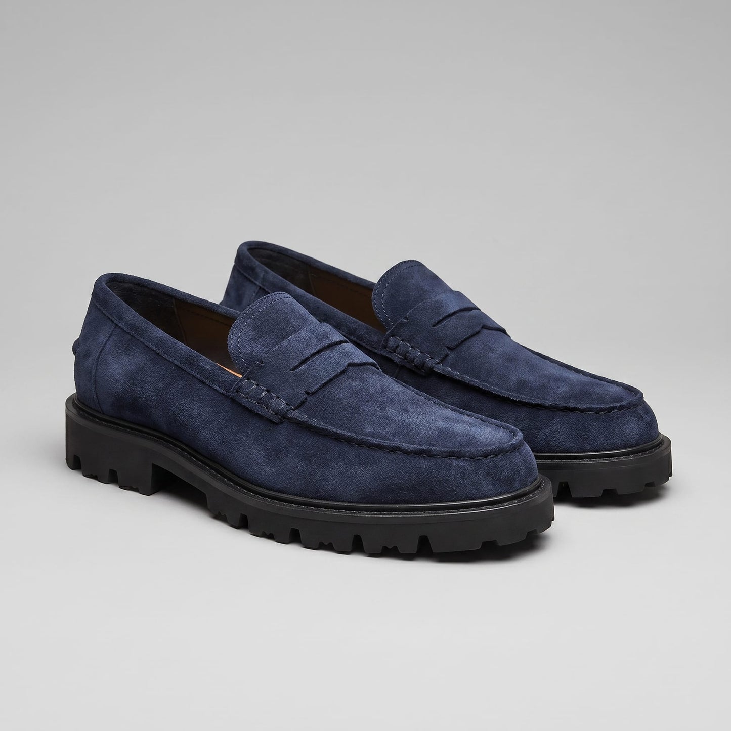 Herren Wildleder-Penny-Loafer mit Profilsohle | Daniel_1