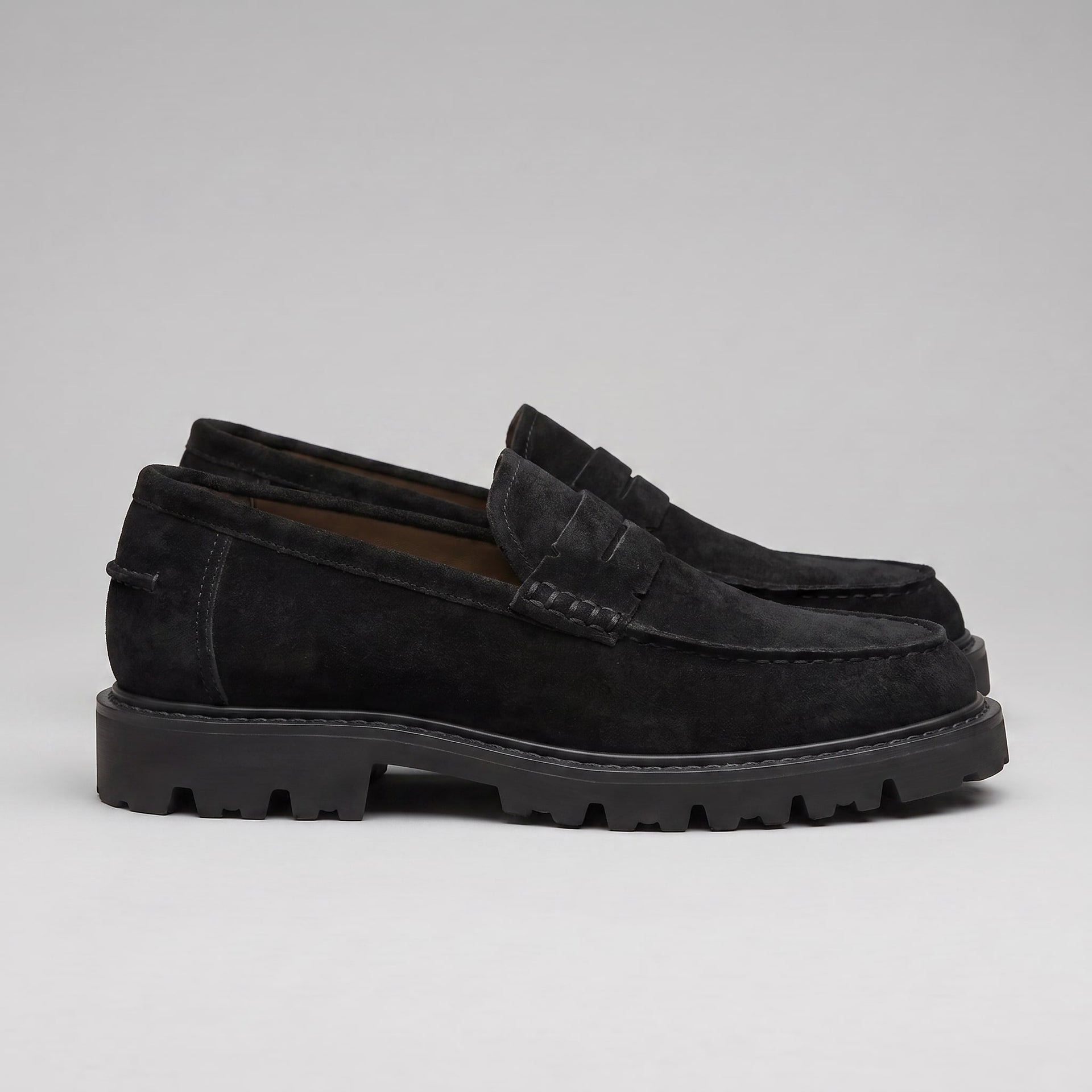 Herren Wildleder-Penny-Loafer mit Profilsohle | Daniel