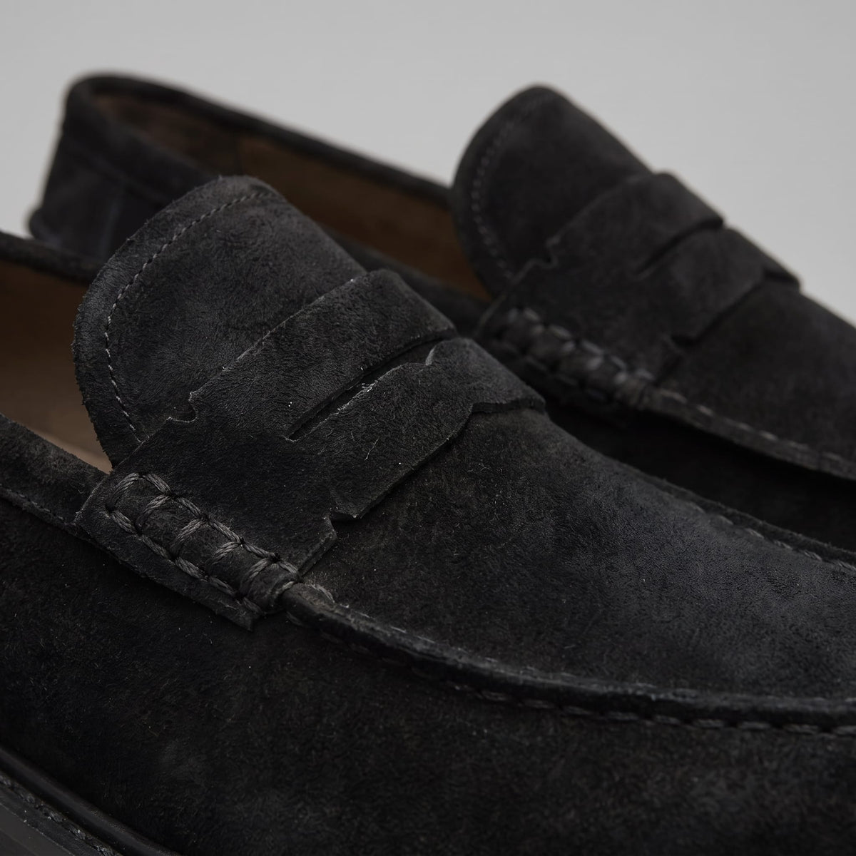 Herren Wildleder-Penny-Loafer mit Profilsohle | Daniel