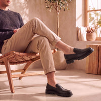 Herren Wildleder-Penny-Loafer mit Profilsohle | Daniel