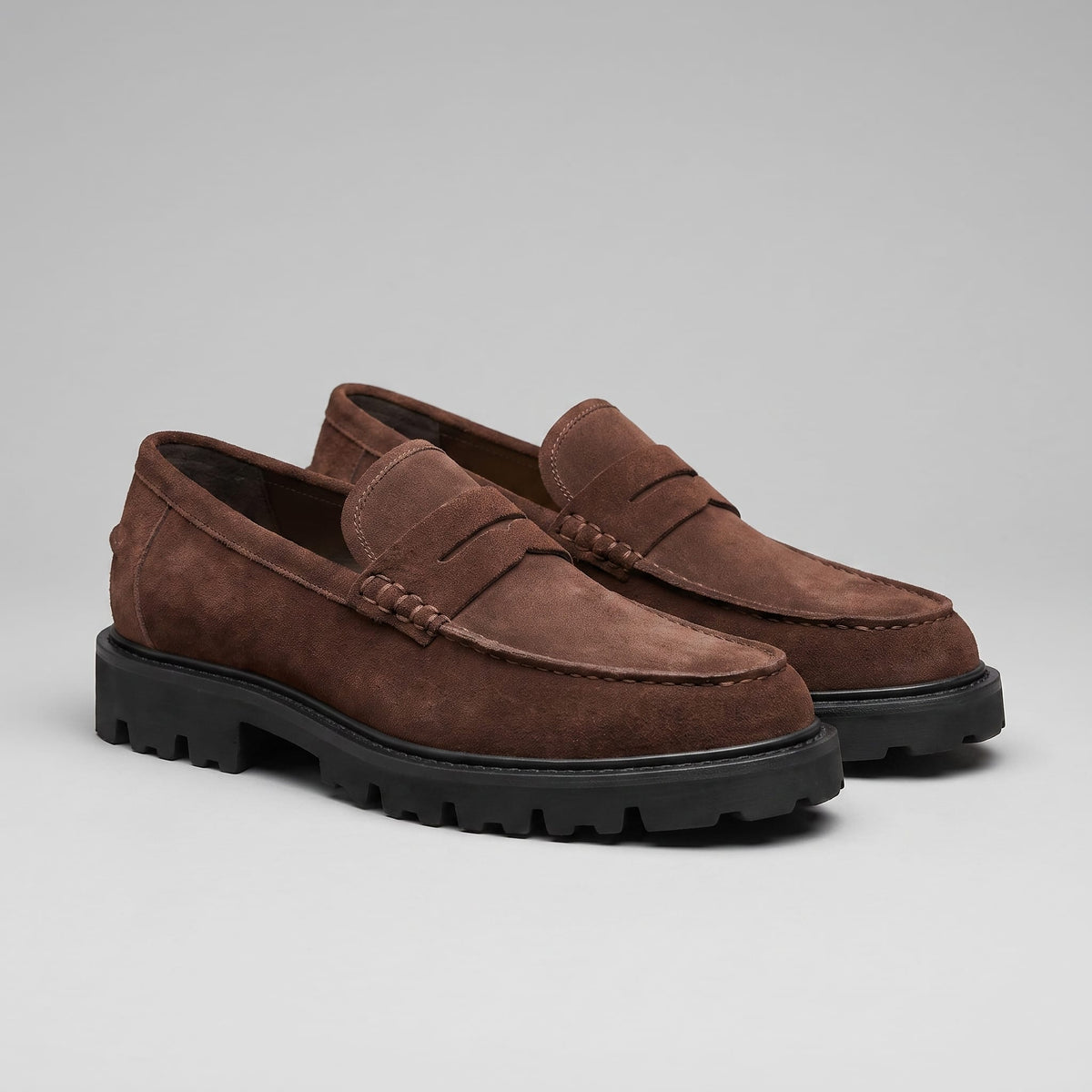 Herren Wildleder-Penny-Loafer mit Profilsohle | Daniel