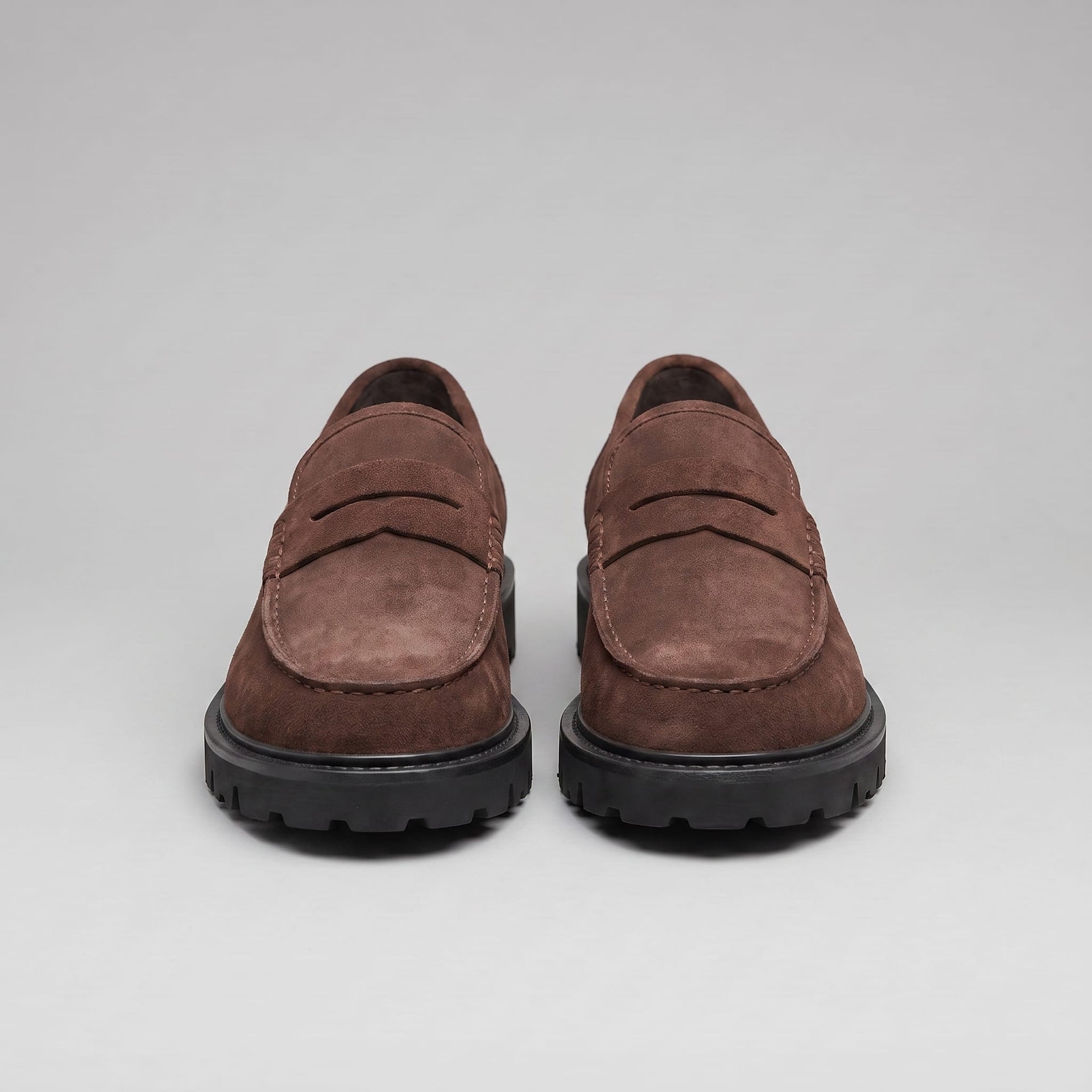 Herren Wildleder-Penny-Loafer mit Profilsohle | Daniel