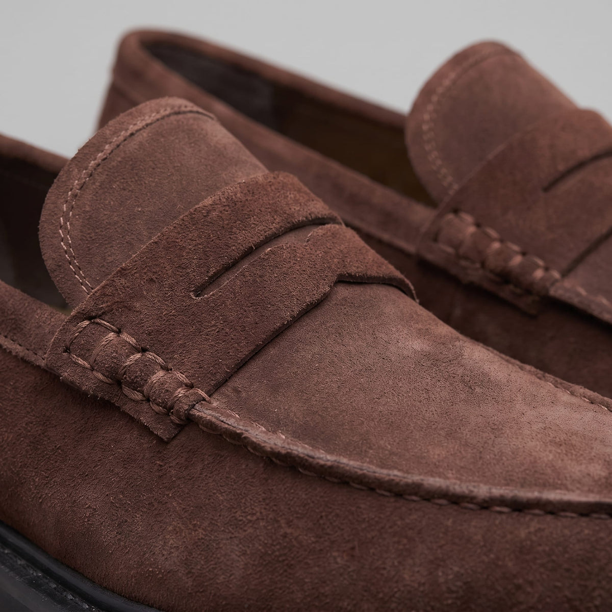 Herren Wildleder-Penny-Loafer mit Profilsohle | Daniel_23