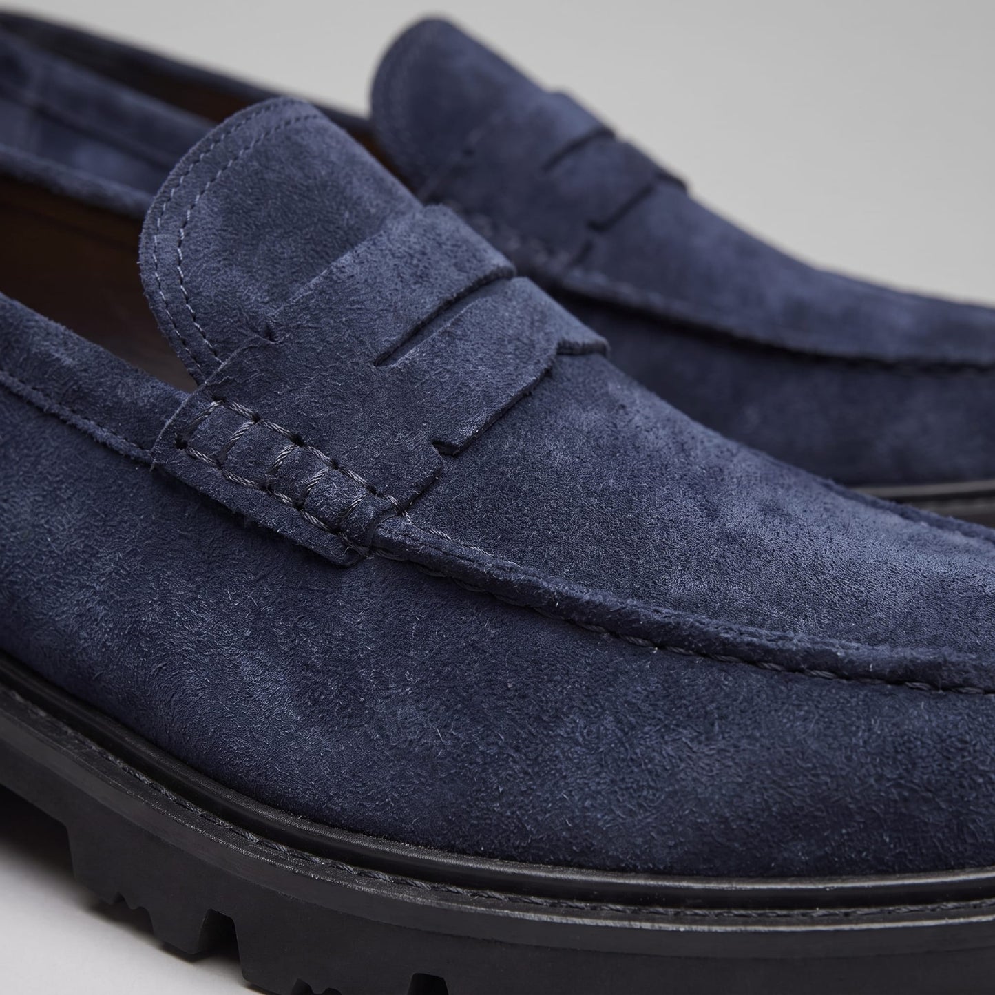 Herren Wildleder-Penny-Loafer mit Profilsohle | Daniel_5