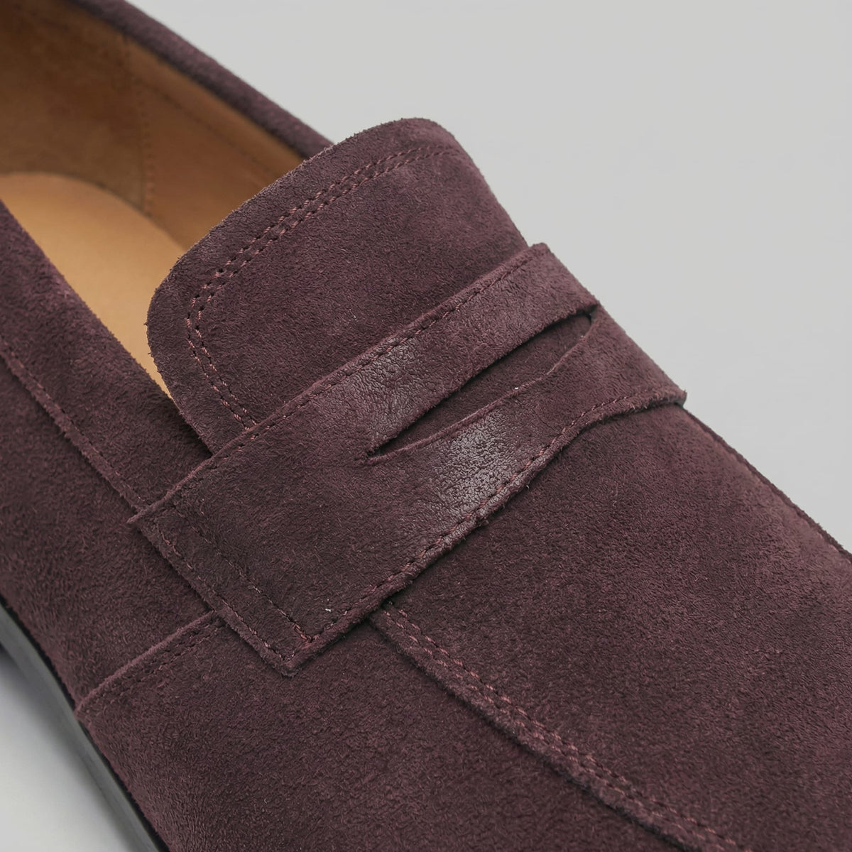 Herren Wildleder-Loafer mit Pennysteg | David