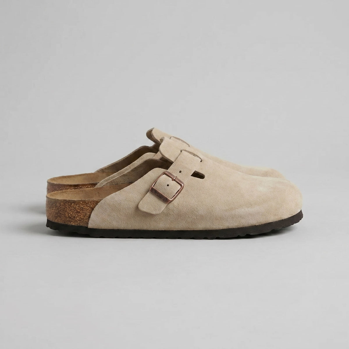 Herren Wildleder-Clogs mit Korkfußbett | Detlev_14
