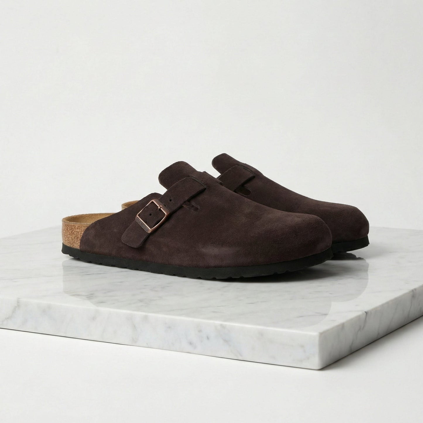 Herren Wildleder-Clogs mit Korkfußbett | Detlev_8