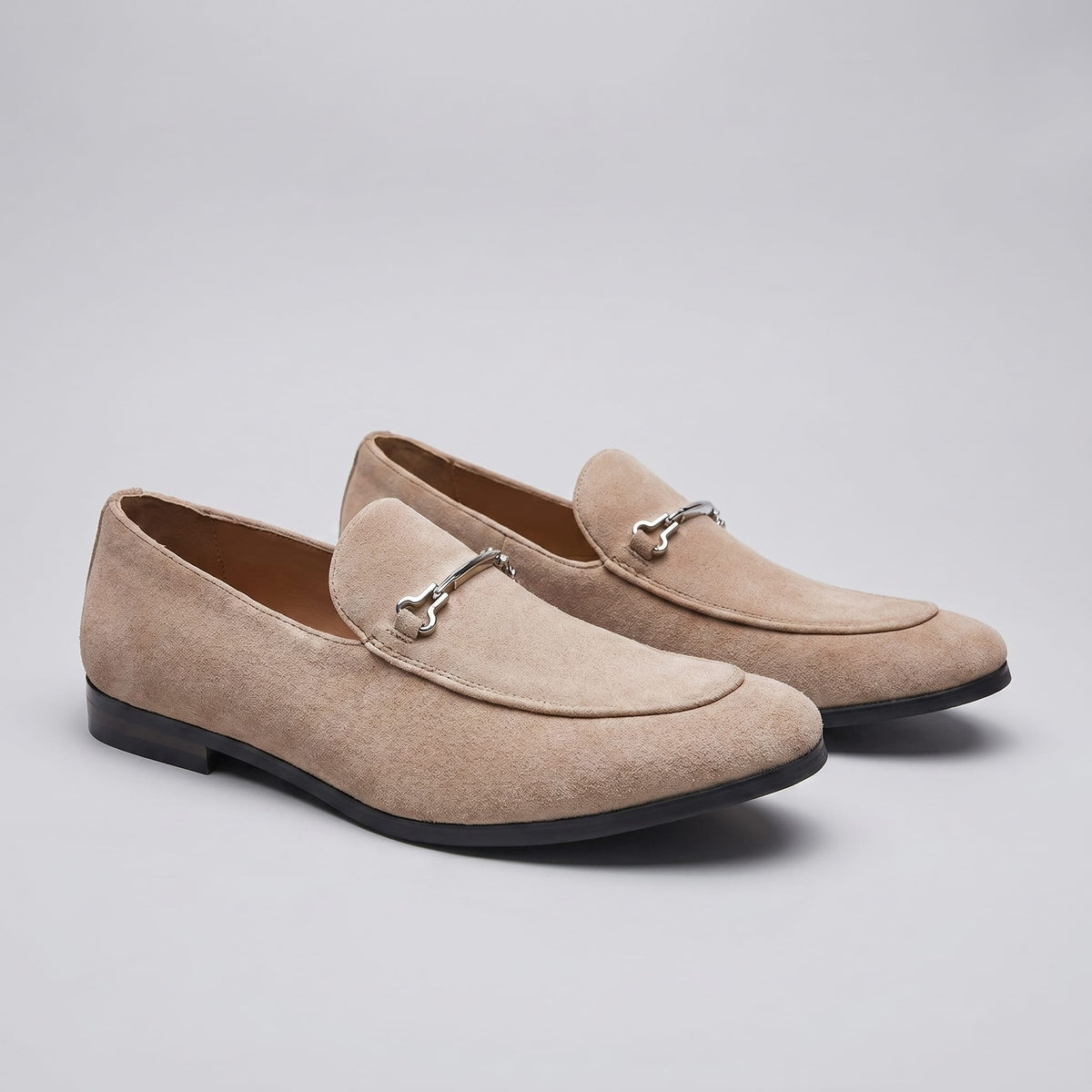 Herren Kunstlederloafer mit Trensenspange | Eilert