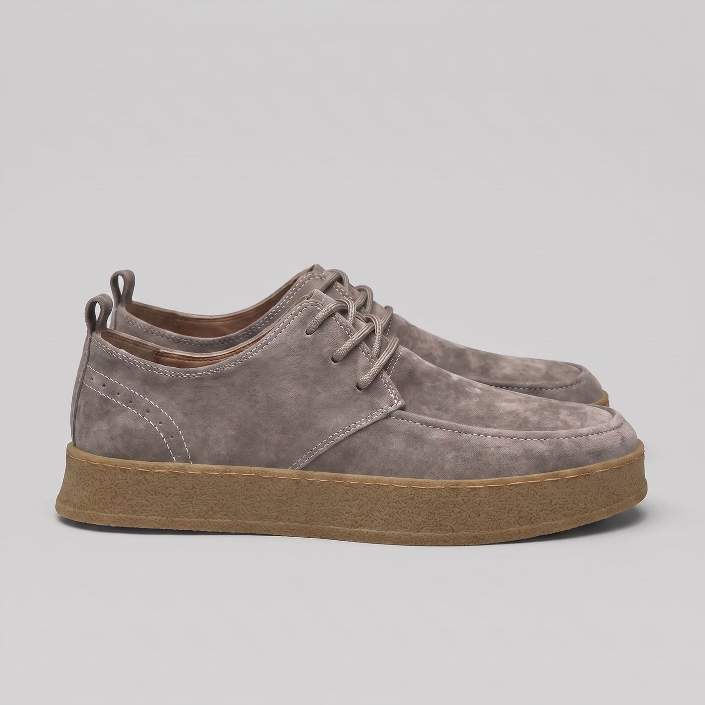Herren Kunstlederschuhe in Wildlederoptik mit Gummisohle | Gottlieb_4