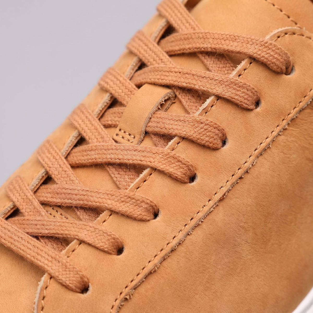 Herren Kunstledersneaker in Wildlederoptik mit Kontrastnaht | Gregor_17