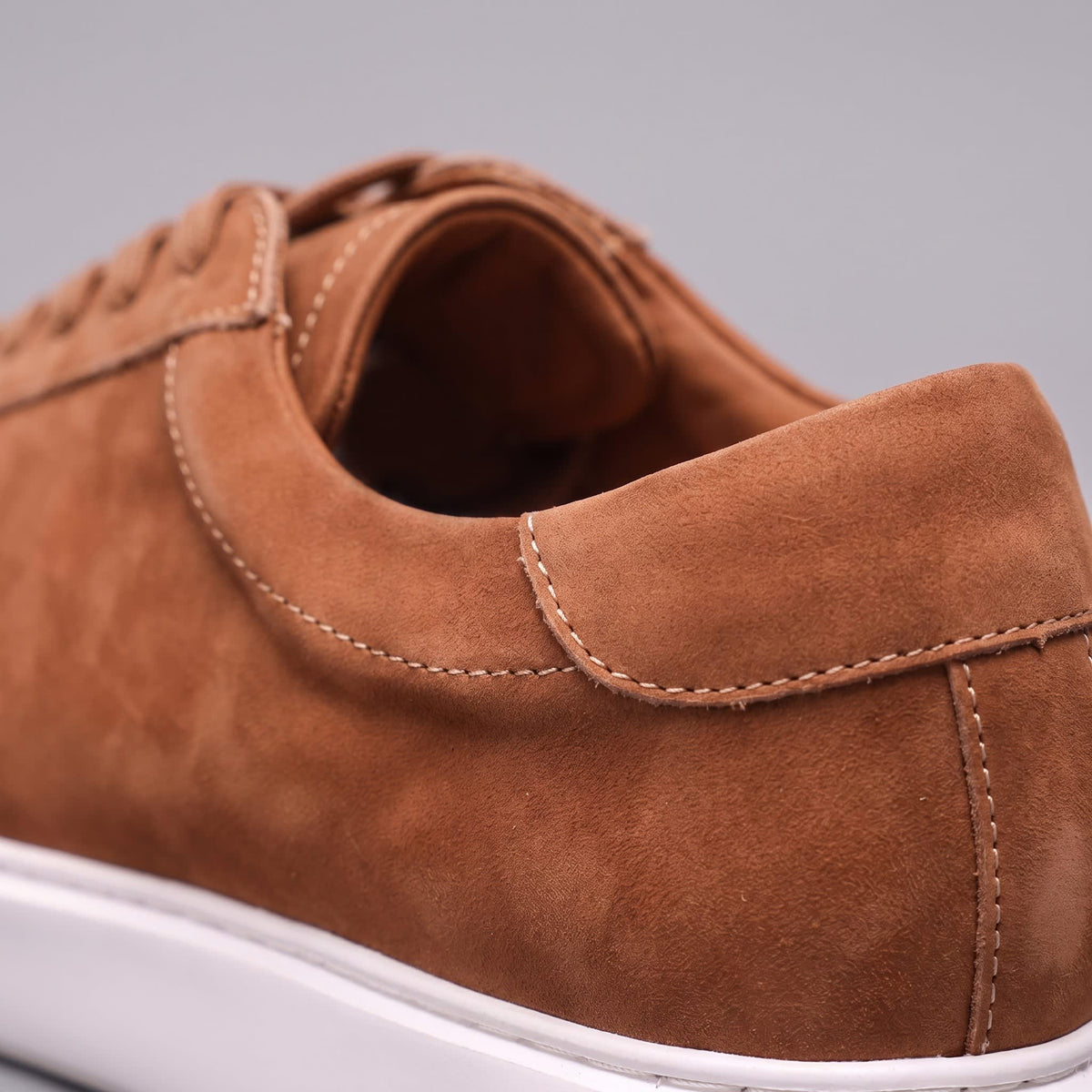 Herren Kunstledersneaker in Wildlederoptik mit Kontrastnaht | Gregor_29