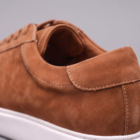 Herren Kunstledersneaker in Wildlederoptik mit Kontrastnaht | Gregor