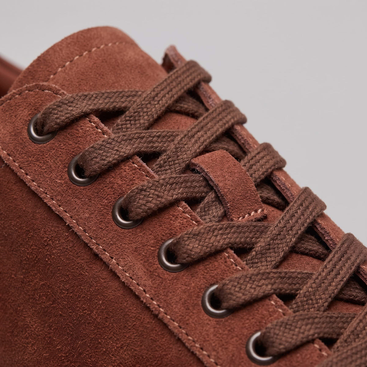 Herren Kunstledersneaker in Wildlederoptik mit Kontrastnaht | Gregor_35