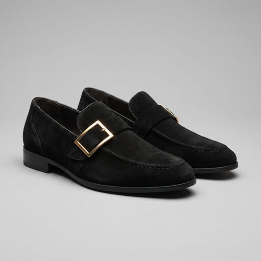 Herren Loafer mit Goldschnalle | Diethelm_1