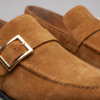 Herren Loafer mit Goldschnalle | Diethelm