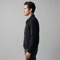 Herren Wildlederjacke mit Hemdkragen | Albrecht