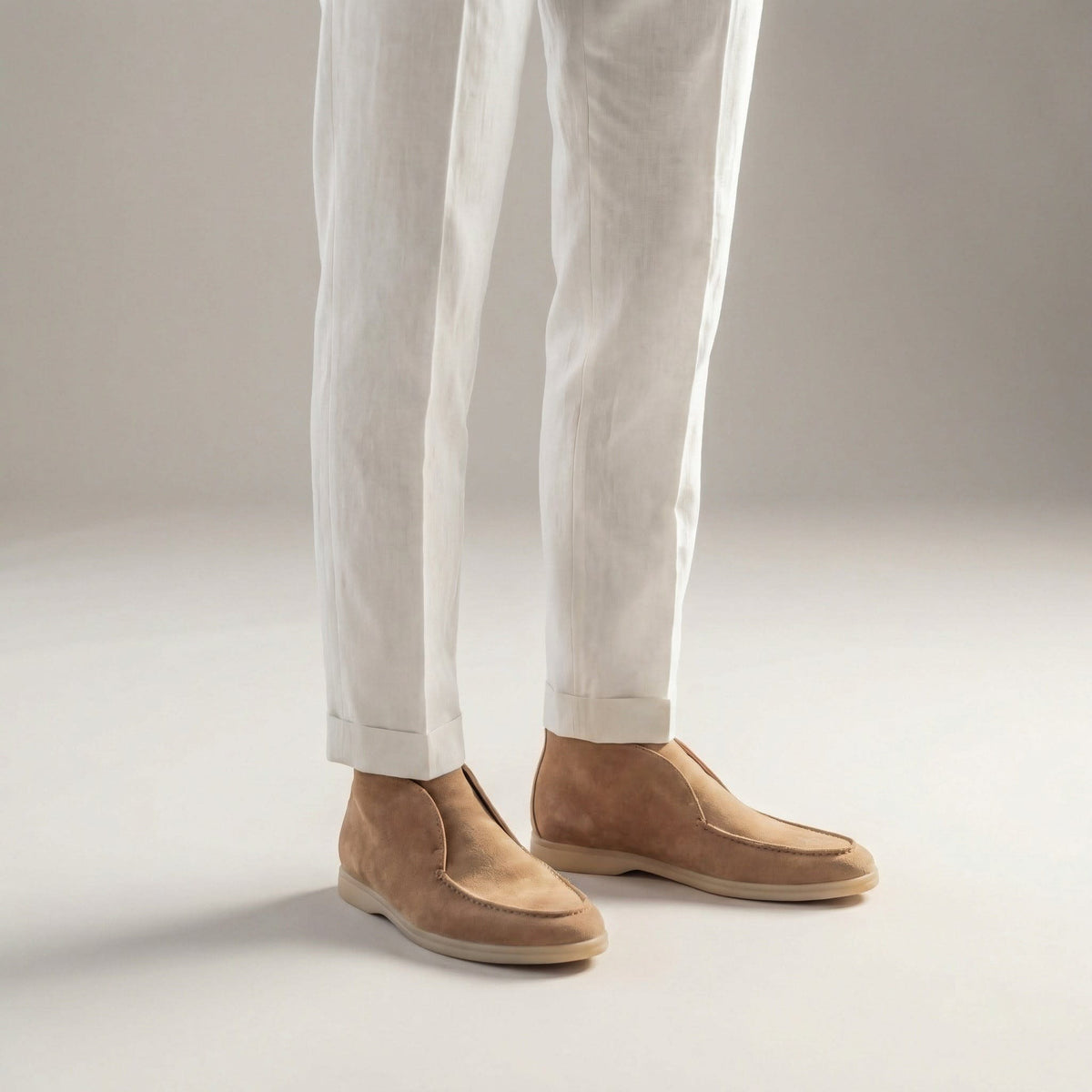 Herren Wildleder-Stiefeletten im Loafer-Schnitt | Dietmar_1
