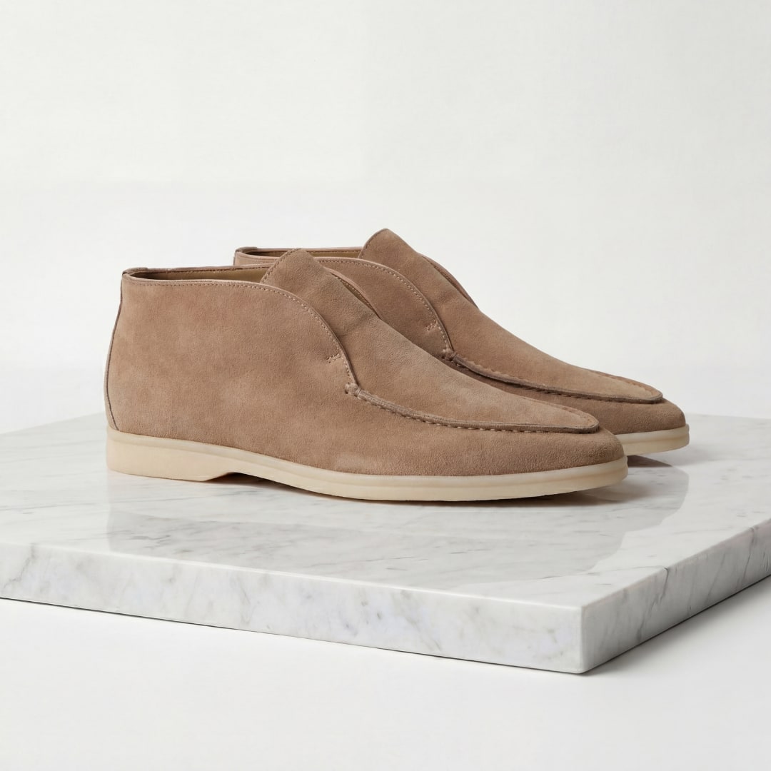 Herren Wildleder-Stiefeletten im Loafer-Schnitt | Dietmar