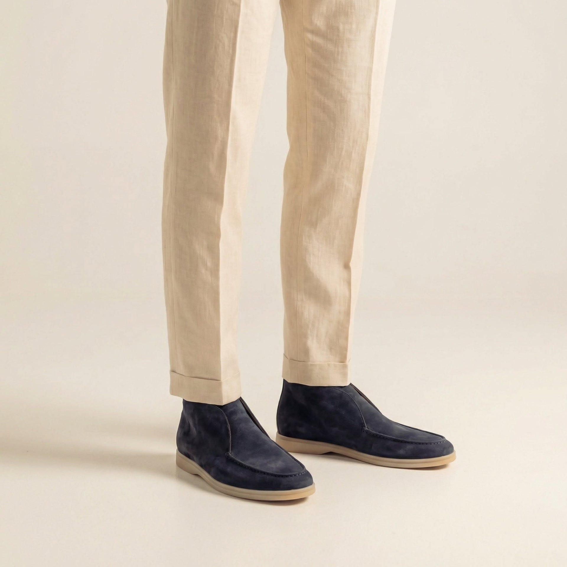Herren Wildleder-Stiefeletten im Loafer-Schnitt | Dietmar