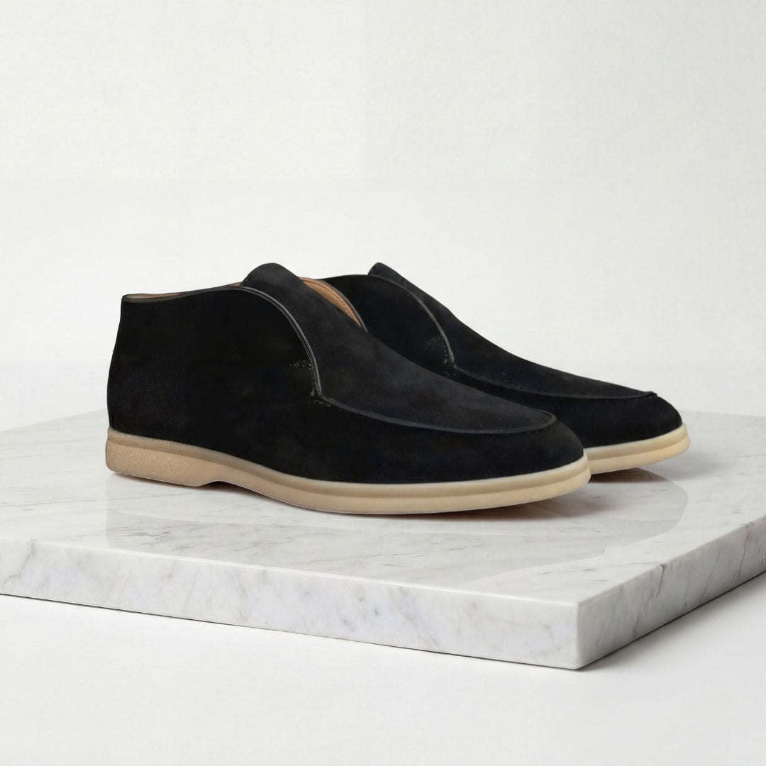 Herren Wildleder-Stiefeletten im Loafer-Schnitt | Dietmar