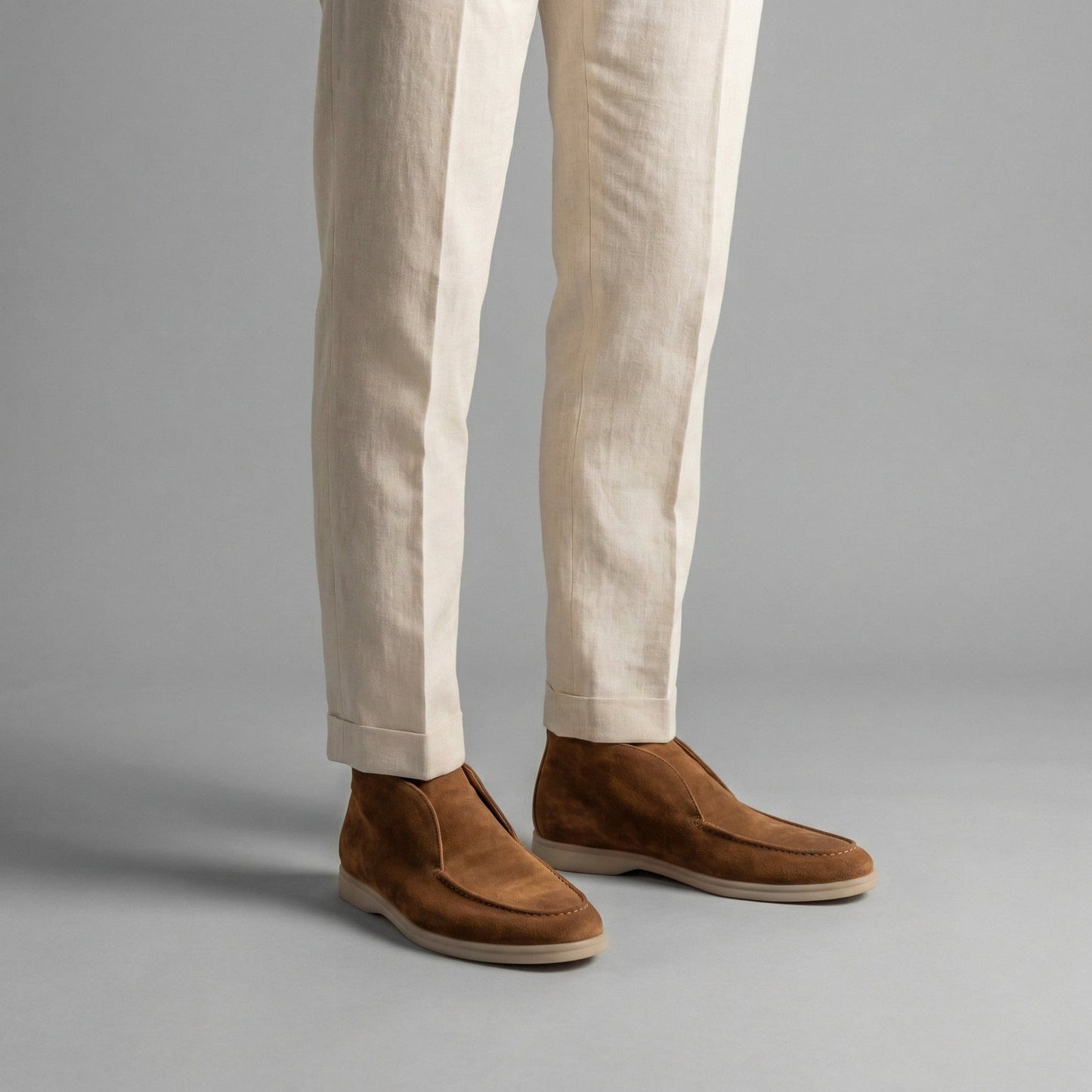 Herren Wildleder-Stiefeletten im Loafer-Schnitt | Dietmar_8