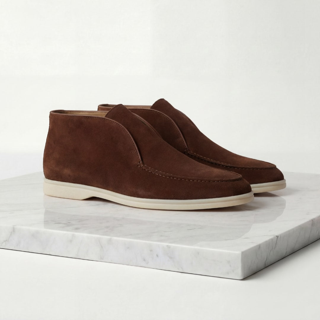 Herren Wildleder-Stiefeletten im Loafer-Schnitt | Dietmar_9