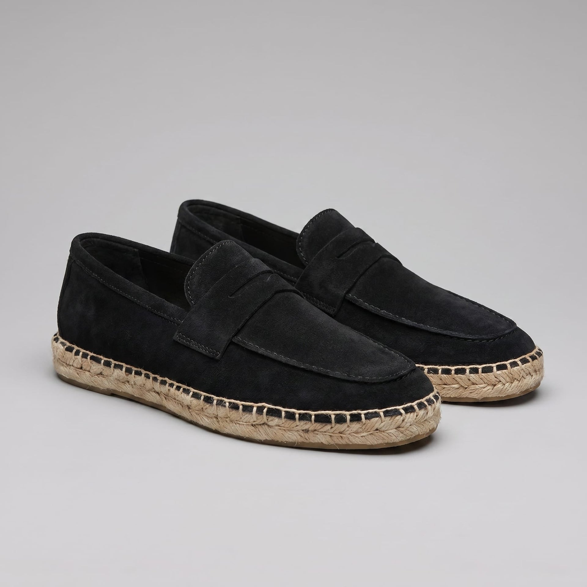 Herren Wildleder-Loafer mit Jutesohle | Gerlach