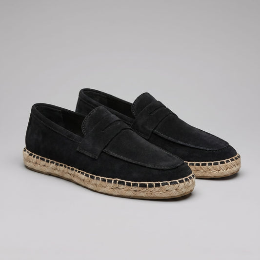 Herren Wildleder-Loafer mit Jutesohle | Gerlach_1