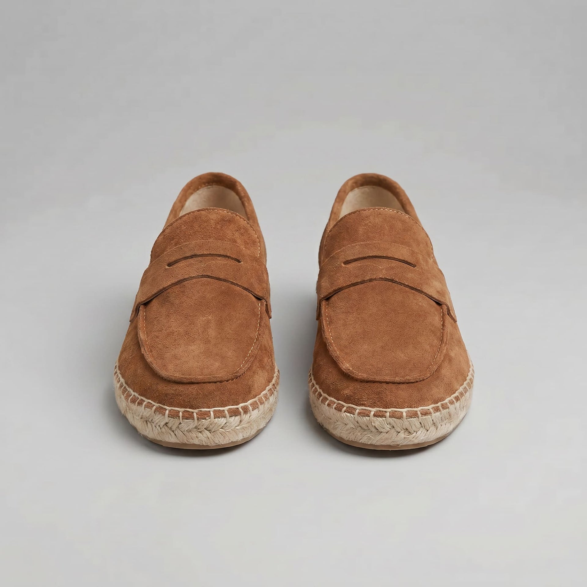 Herren Wildleder-Loafer mit Jutesohle | Gerlach