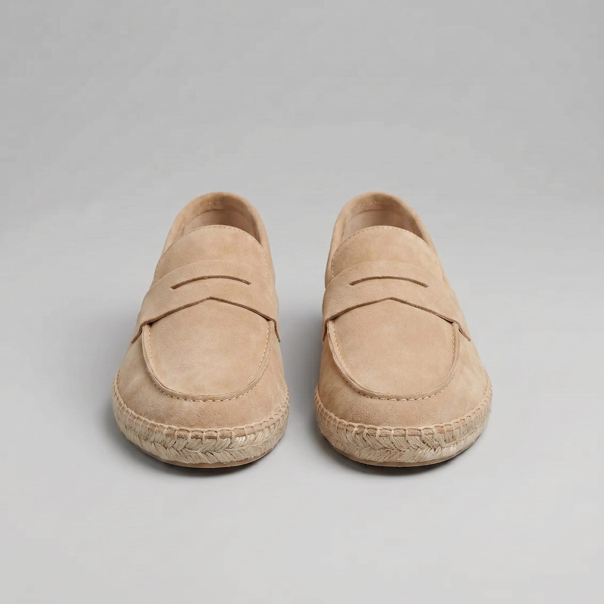 Herren Wildleder-Loafer mit Jutesohle | Gerlach