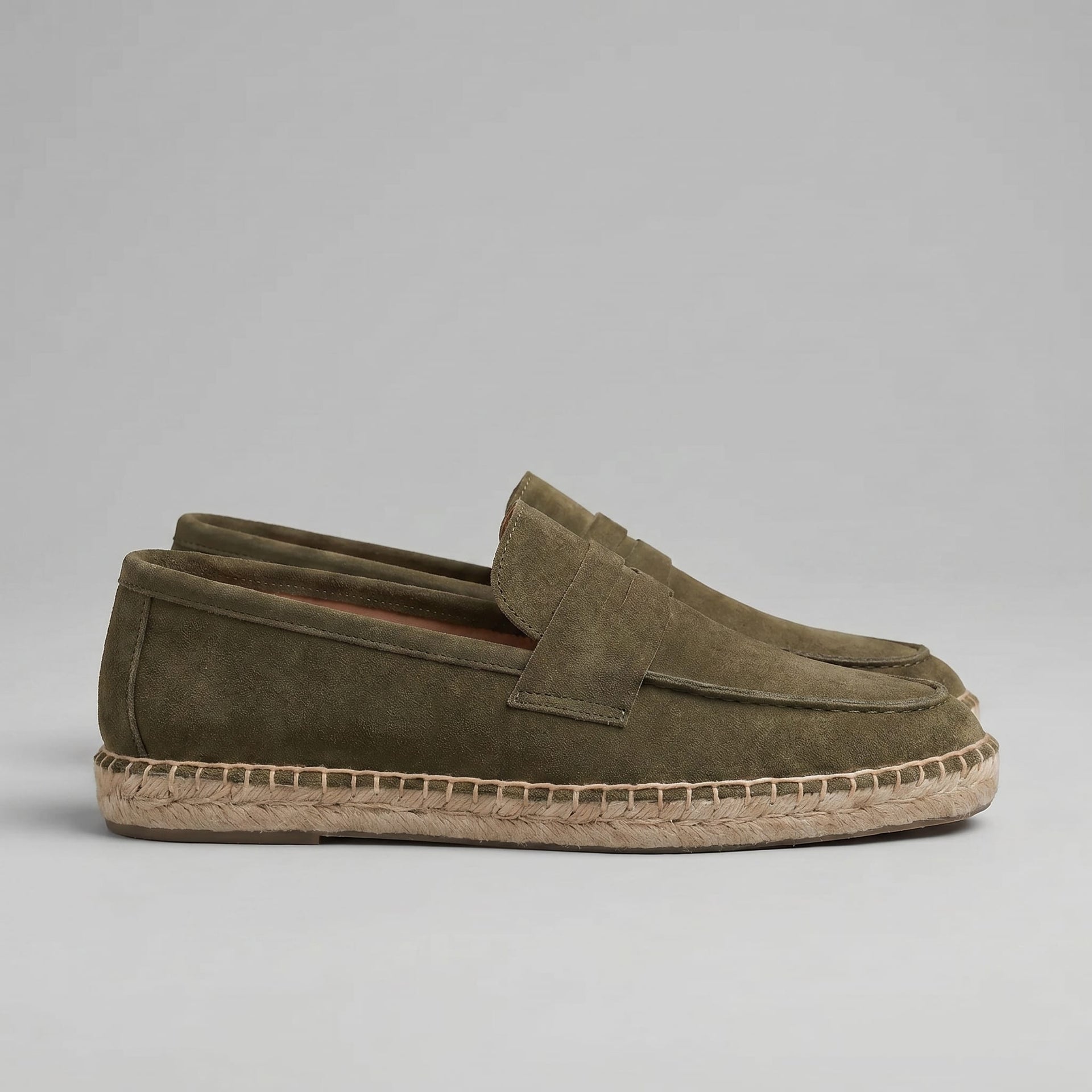 Herren Wildleder-Loafer mit Jutesohle | Gerlach