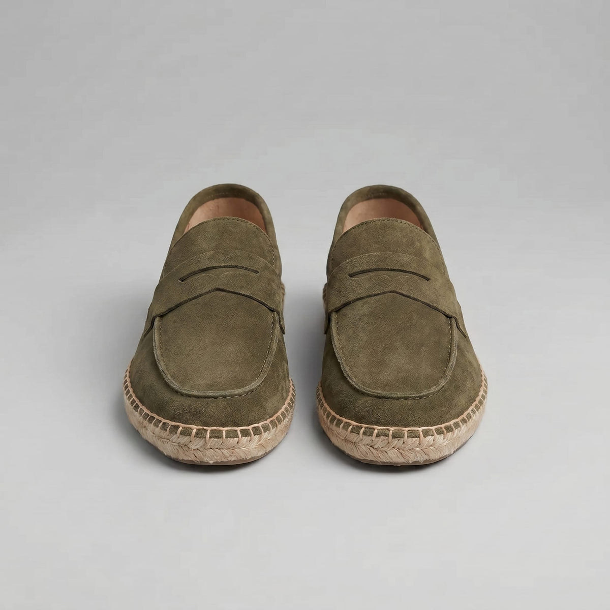 Herren Wildleder-Loafer mit Jutesohle | Gerlach