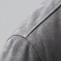 Herren Wildlederjacke mit Hemdkragen | Gerd