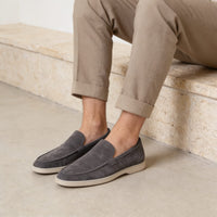 Herren Wildleder-Loafer mit Mokassinnaht | Dietrich