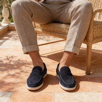 Herren Wildleder-Loafer mit Mokassinnaht | Dietrich