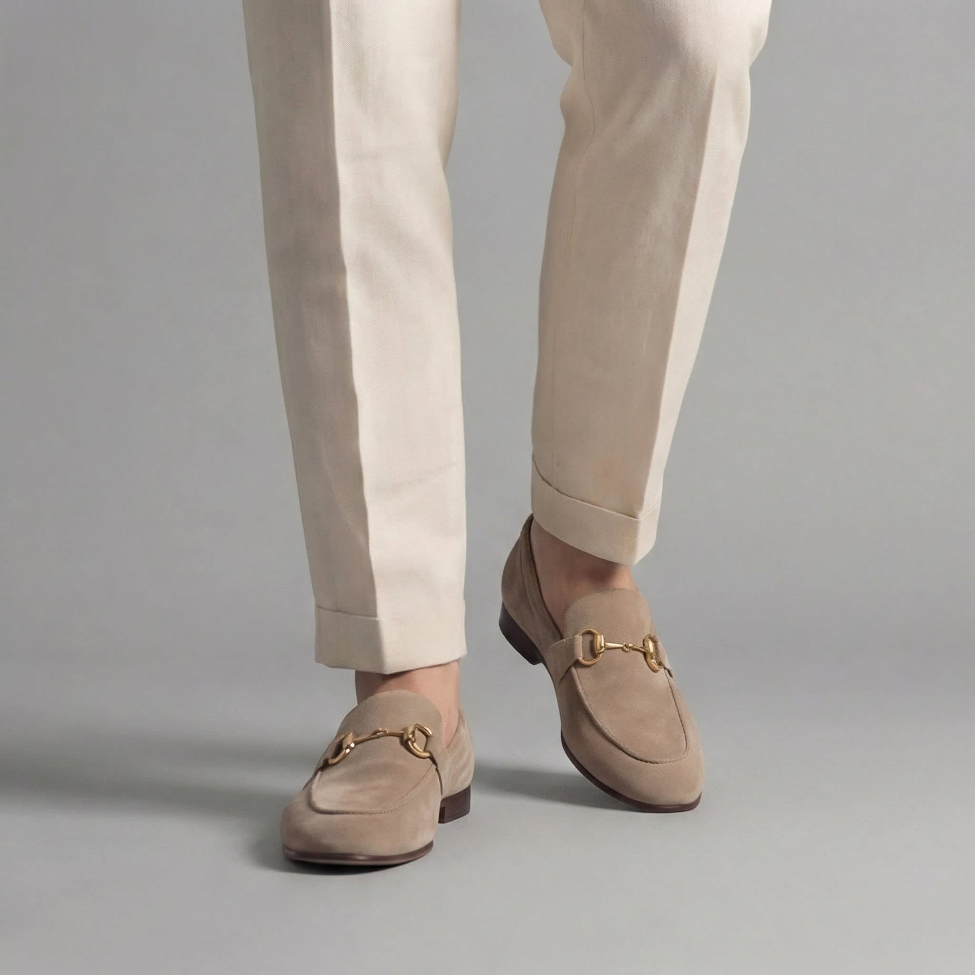 Herren Wildleder-Loafer mit Trense | Knut