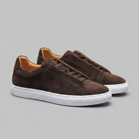 Herren Wildleder-Sneaker mit Perforation | Gerold