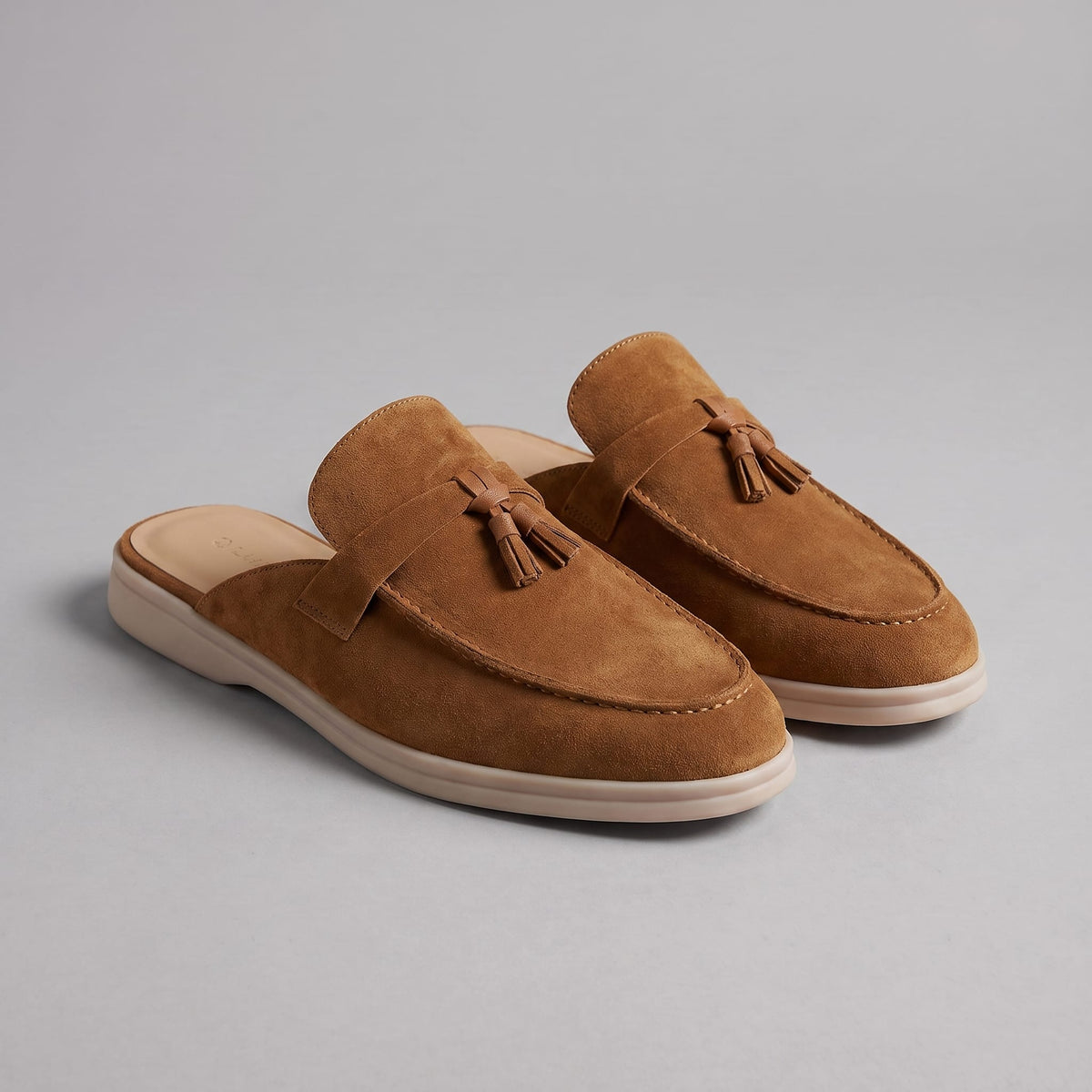 Herren Wildleder-Loafer mit offener Ferse | Eberhard