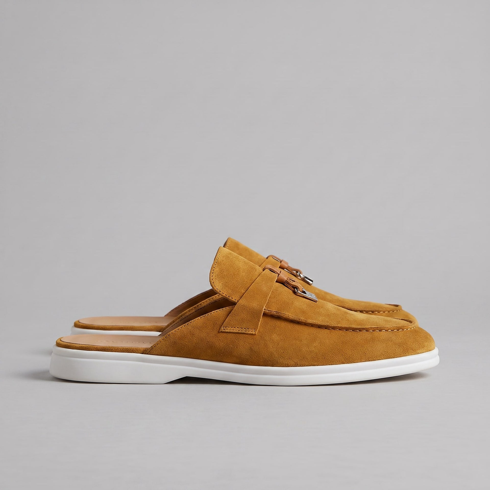 Herren Wildleder-Loafer mit offener Ferse | Eberhard