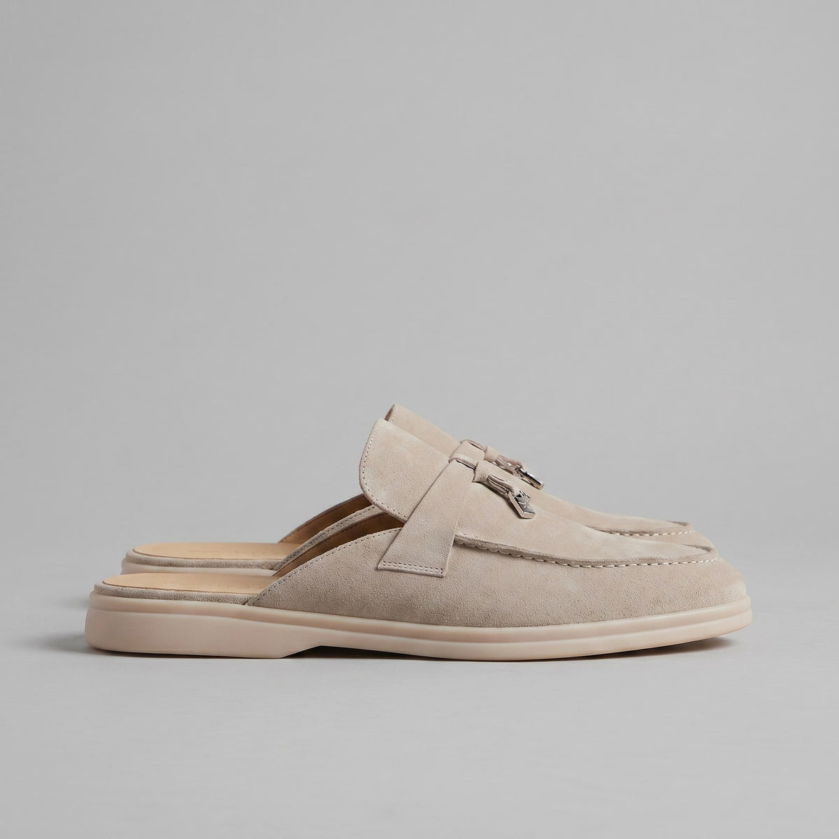 Herren Wildleder-Loafer mit offener Ferse | Eberhard