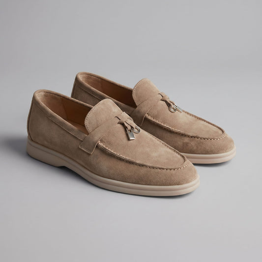 Herren Wildleder-Loafer mit Metalldetail | Eckart_1