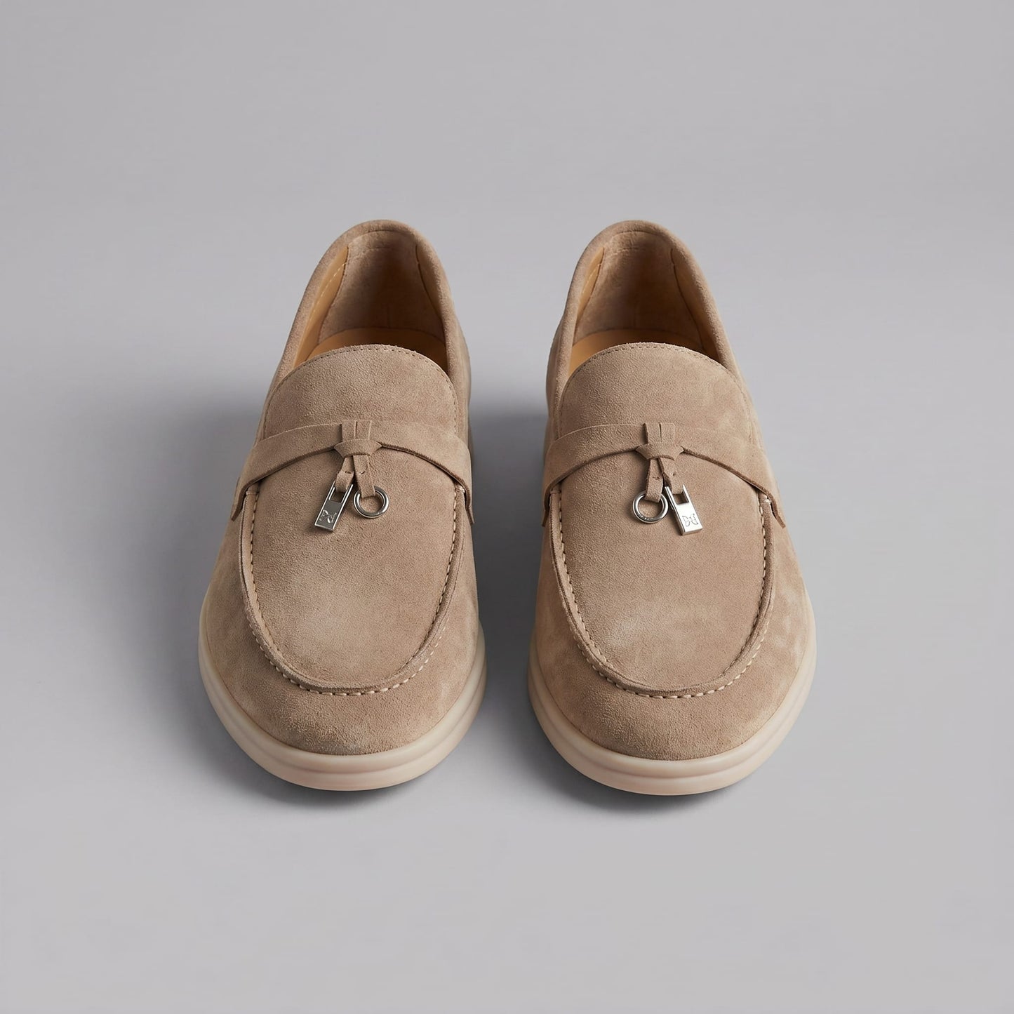 Herren Wildleder-Loafer mit Metalldetail | Eckart_6