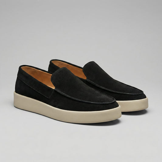 Herren Wildleder-Loafer mit Kontrastsohle | Edgar_1