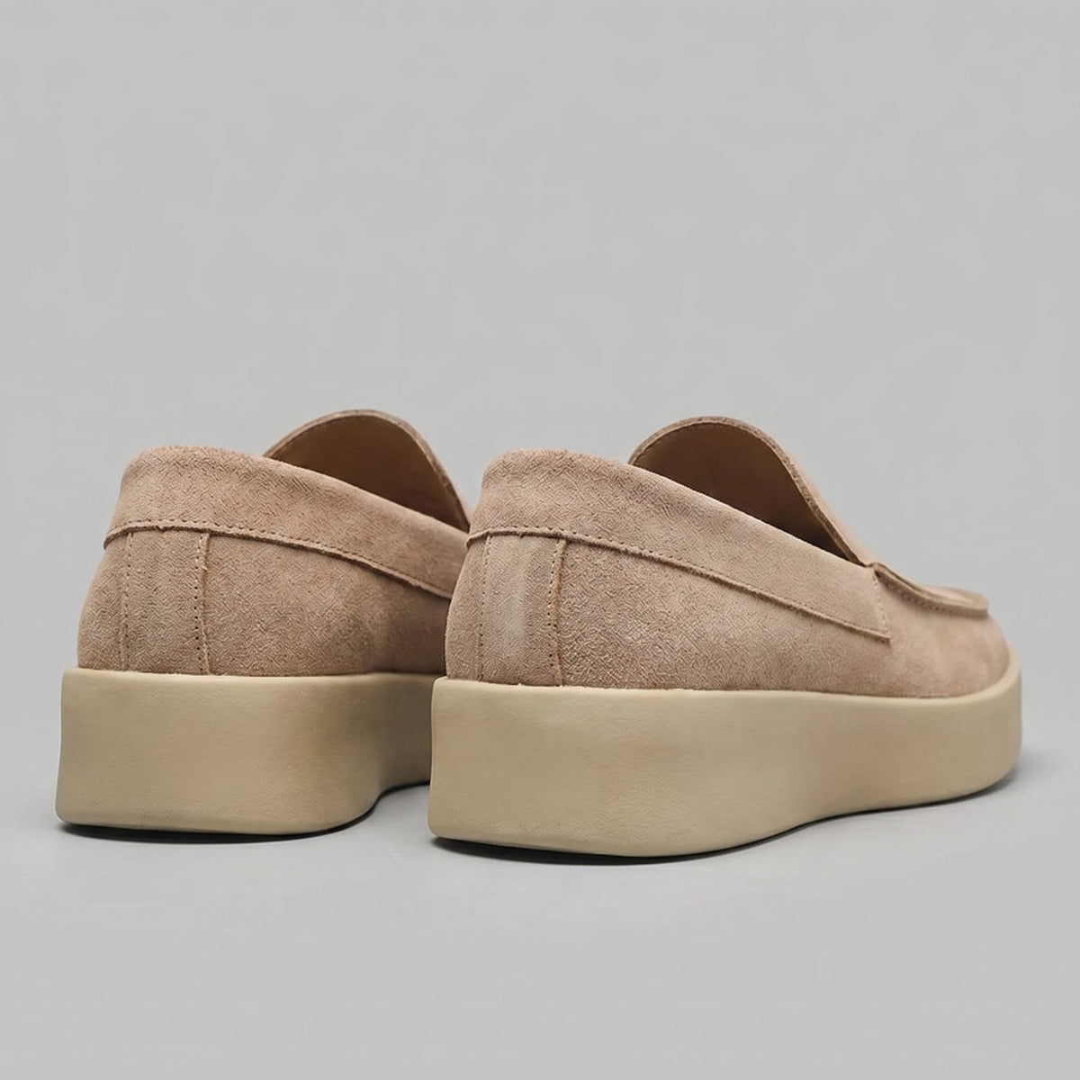 Herren Wildleder-Loafer mit Kontrastsohle | Edgar