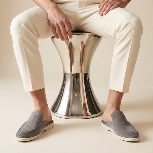 Herren Wildleder-Loafer mit offener Ferse | Hannes_1