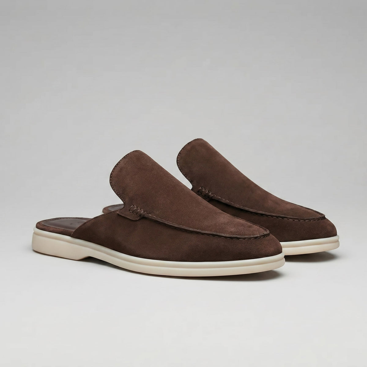 Herren Wildleder-Loafer mit offener Ferse | Hannes